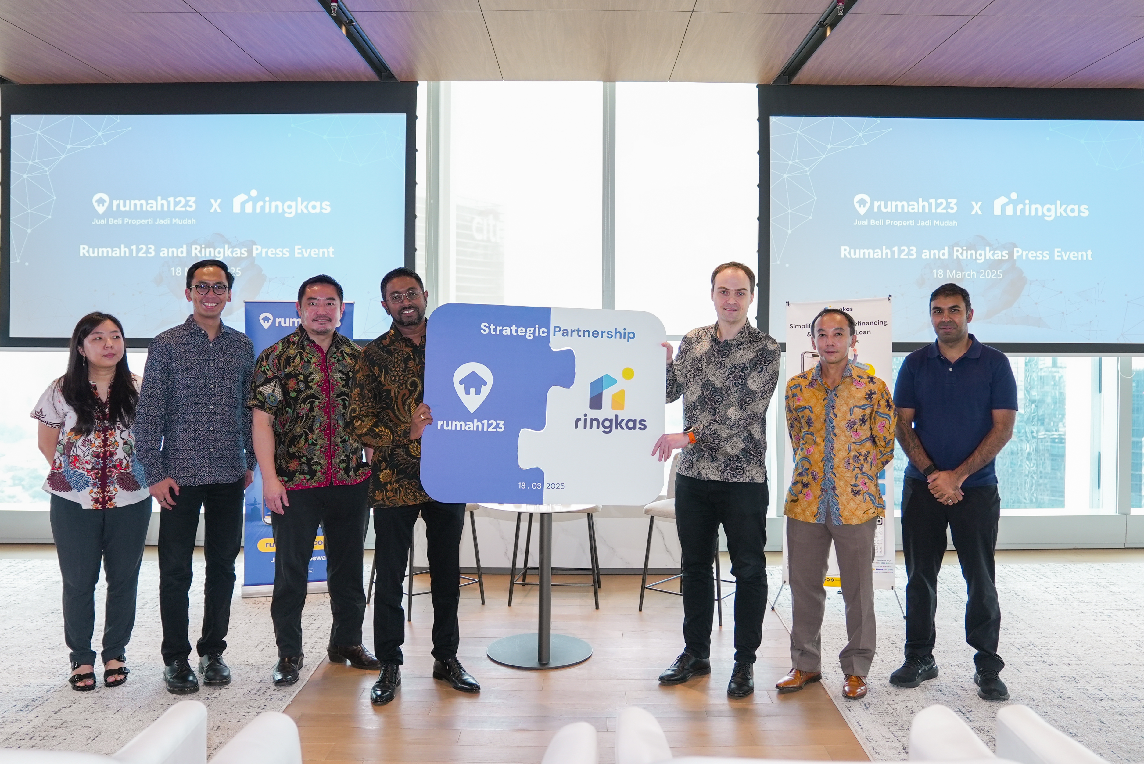 Permudah Akses Pembiayaan Properti, Rumah123 dan Ringkas Jalin Kemitraan Strategis