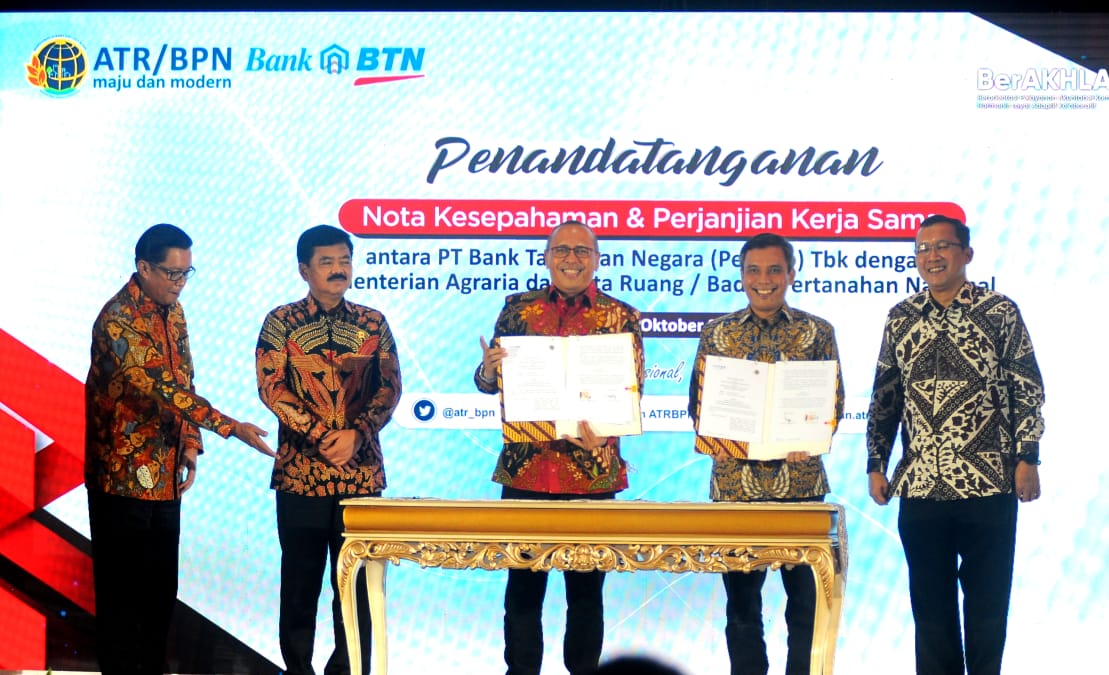 BTN Sinergi dengan ATR/BPN Percepat Sertifikasi Rumah