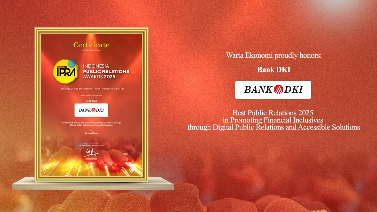 Dorong Inklusi Keuangan Bank DKI Raih Indonesia Public Relations Award 2025