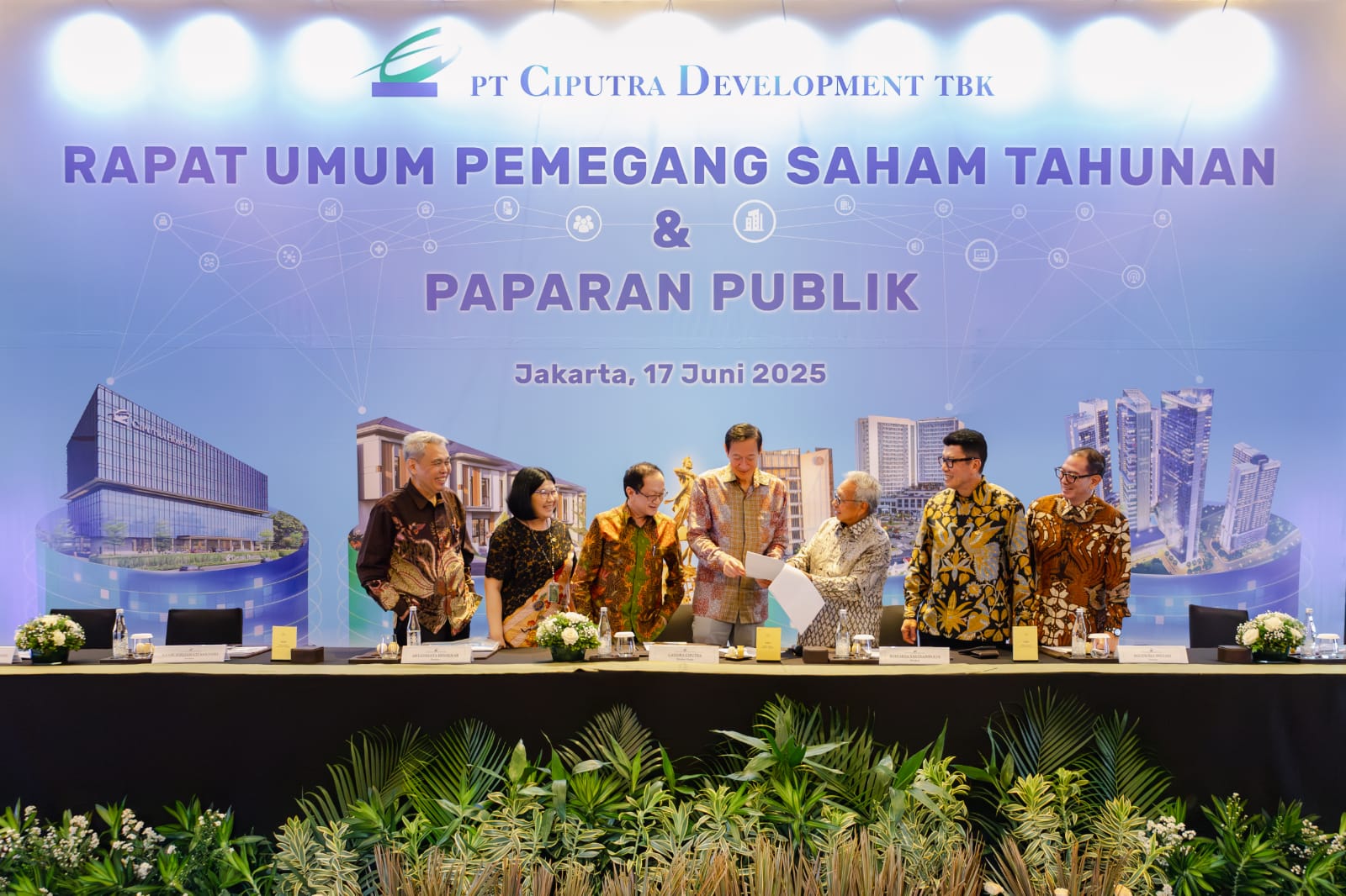 CTRA Bagikan Dividen Rp444,8 Miliar dari Laba Bersih Tahun Buku 2024