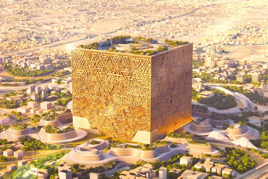 Arab Saudi Bangun Gedung Pencakar Langit The Mukaab